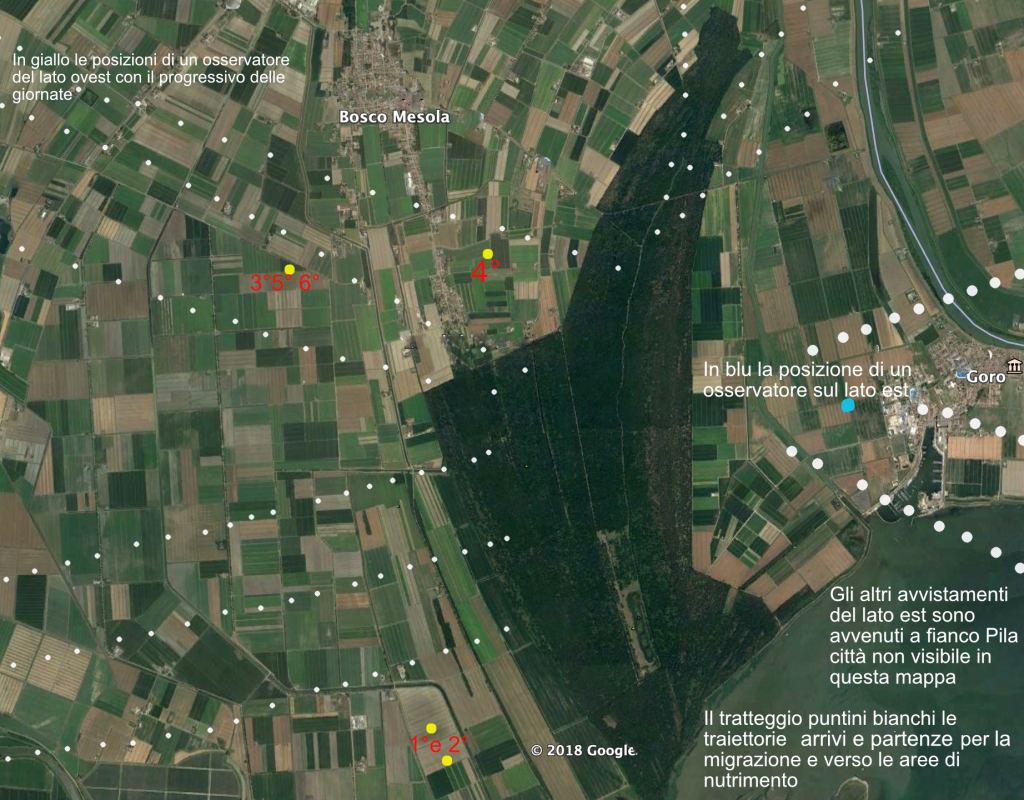 Mappa capanni Lato ovest Barboni